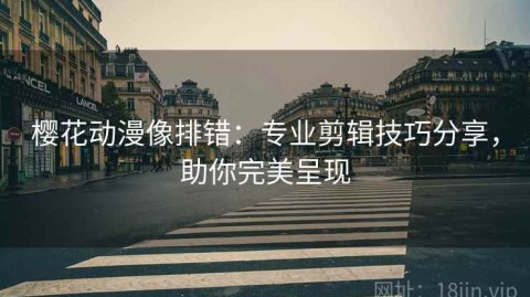 樱花动漫像排错：专业剪辑技巧分享，助你完美呈现