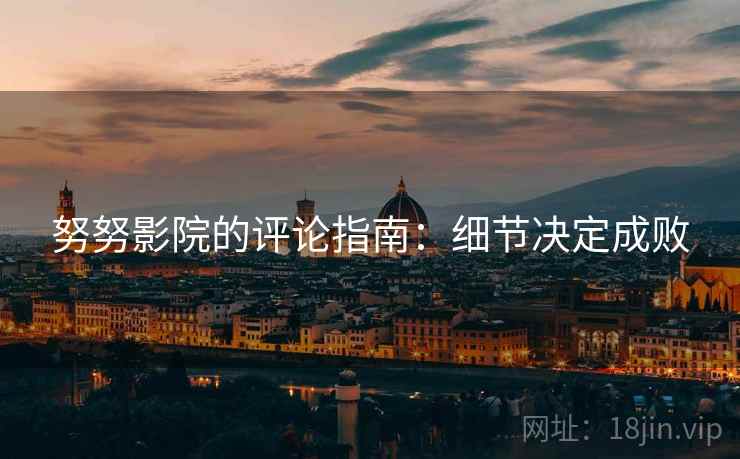 努努影院的评论指南：细节决定成败